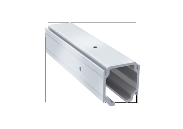 Alum. Natural. Perfil Superior STANDARD XL. Montaje a techo/pared.