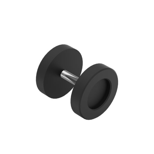 Hierro negro oxiron. Tirador redondo SF-RUSTICO 50x11mm. - Imagen 2