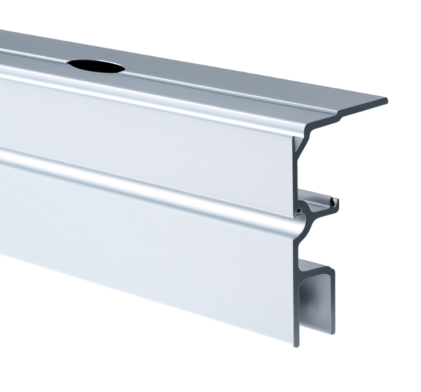Plata Mate. Soporte para vidrio fijo SV-A300. 0,10m.