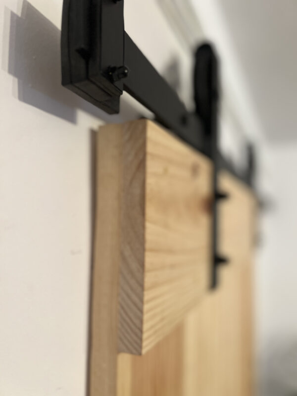 Kit SF-RUSTICO 80G (rueda Ø125). x2 Topes Frenos. Sistema puerta de granero. - Imagen 4