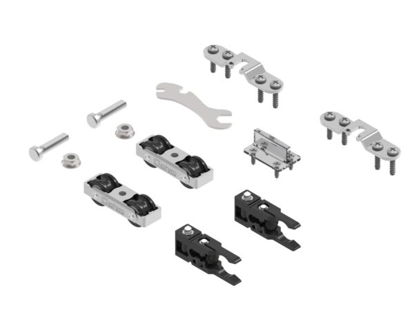 Juego de accesorios SF-A60. x2 frenos retenedores. (Pletina sobrepuesta)