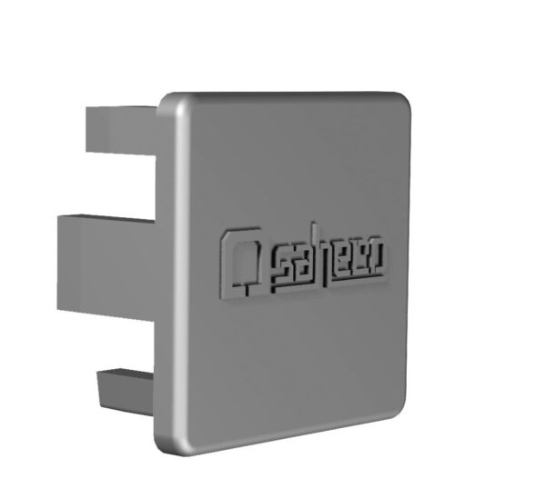 Plástico Plata. Embellecedor final para perfil superior STANDARD.