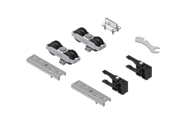 Juego de accesorios SF-A110. x2 frenos retenedores. (Pletina encastada)