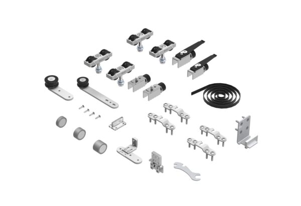 Juego accesorios SF-Telescópica Progresiva para 2 puertas.