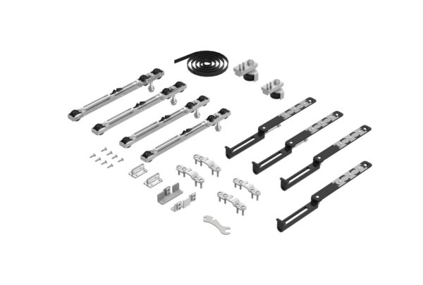 Juego accesorios SF-SINCRO 90Kg para 2 puertas (1+1). x4 softbrakes