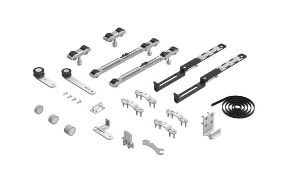 Juego accesorios SF-Telescópica Progresiva para 2 puertas. x2 Softbrakes