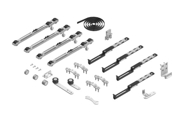 Juego accesorios SF-Telescópica Progresiva para 2 puertas x4 Softbrakes