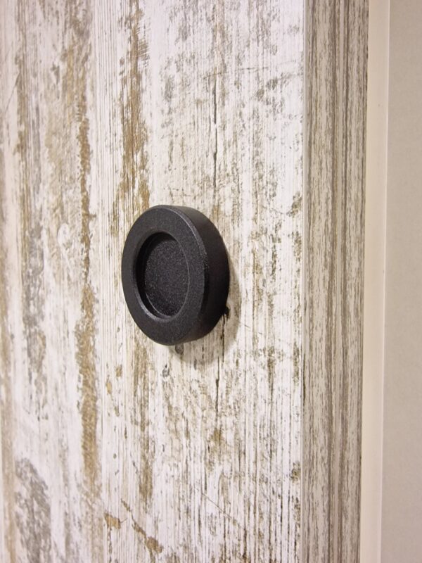 Hierro negro oxiron. Tirador redondo SF-RUSTICO 50x11mm.