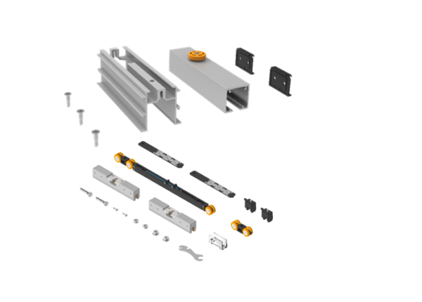 Boxed kit SV-P70 Conjunto FUNDA FT +STAR. x1 SofTop Doble. Alum. Anod. Plata. 2m